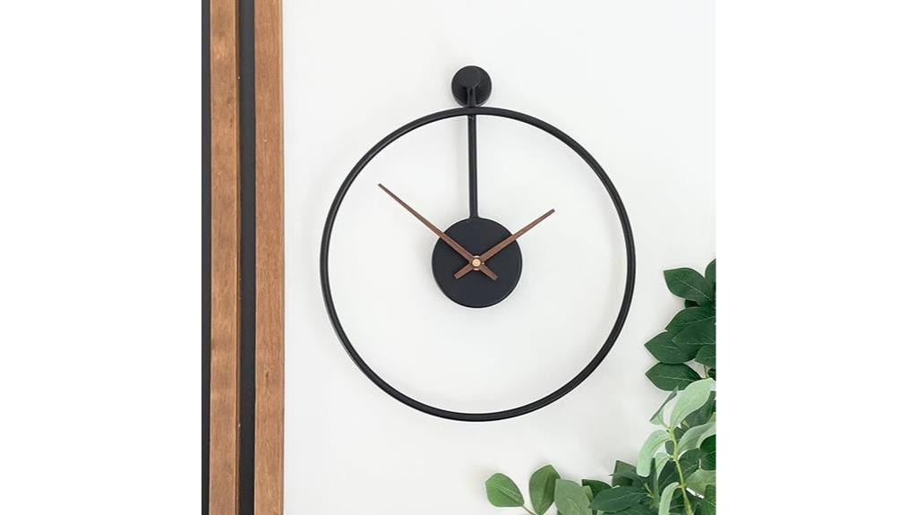 contemporary muted design clock