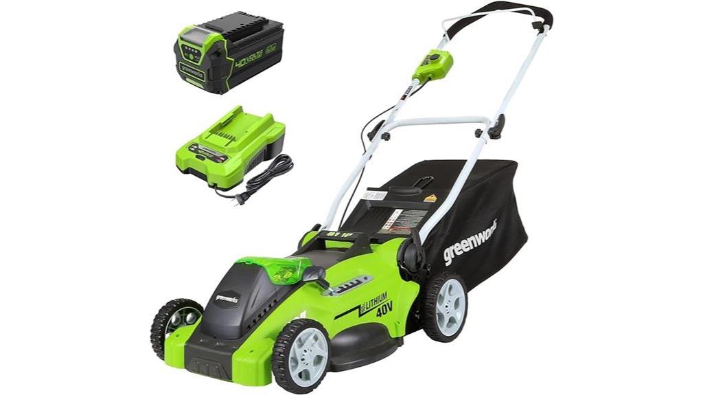 cordless and powerful mower