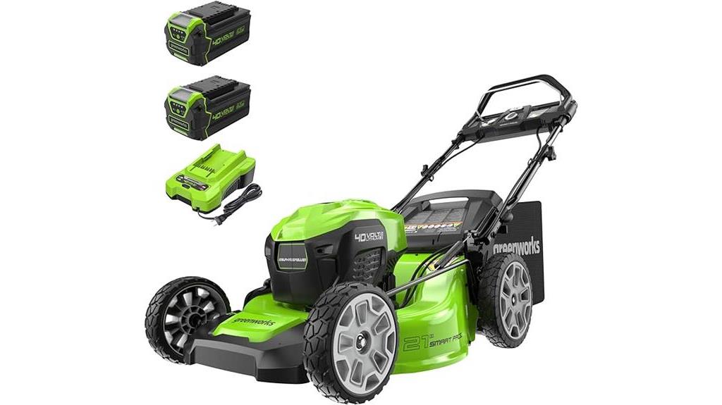 cordless green lawn mower