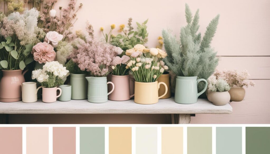 cottagecore color palette