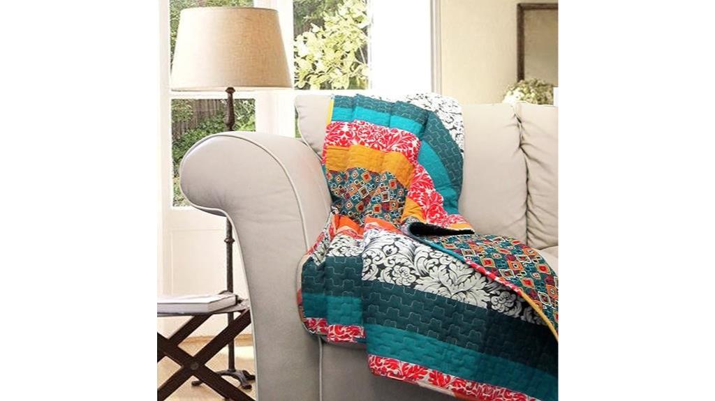 cozy boho throw blanket