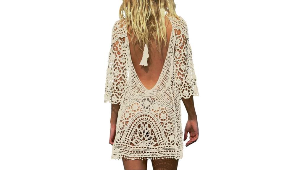 crochet lace swimsuit cover up