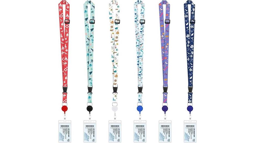 cruise lanyards with badge holder