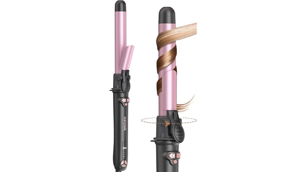 curling iron with rotation