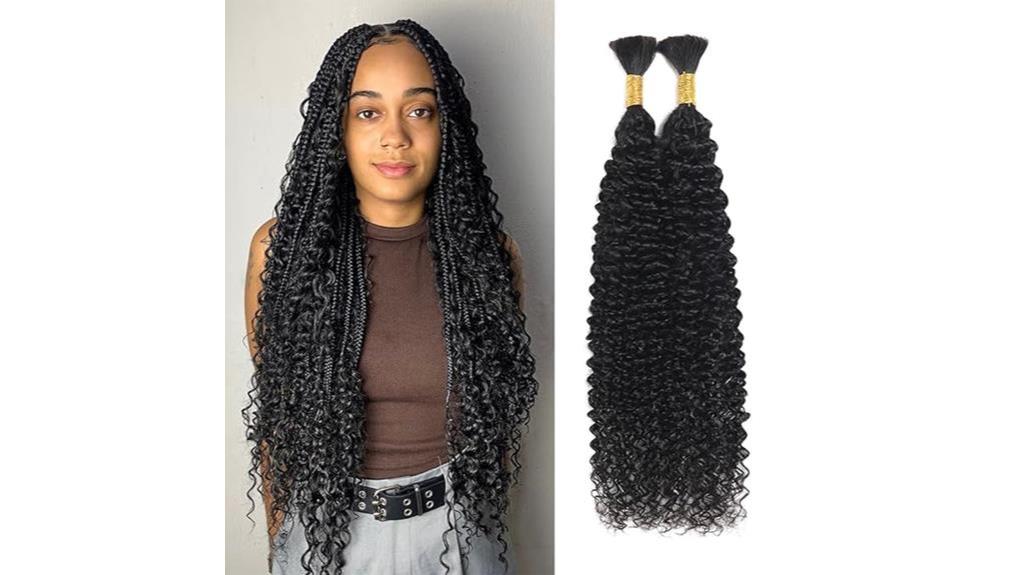 curly boho human hair