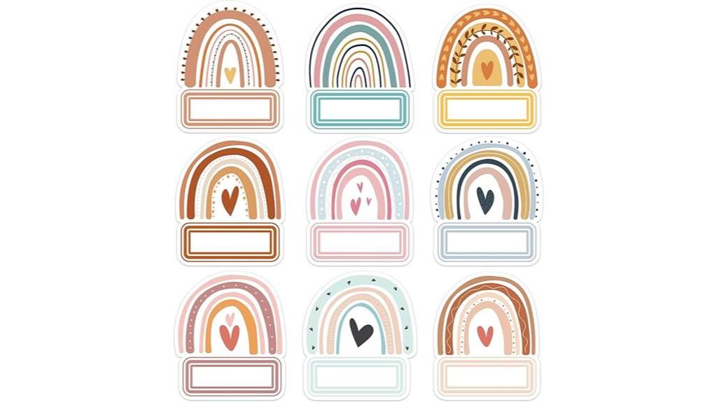 customizable name tags sheets