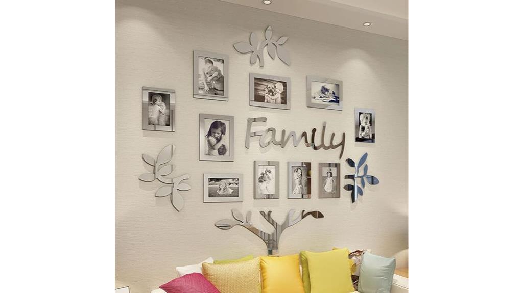 decorate with acrylic mirrors