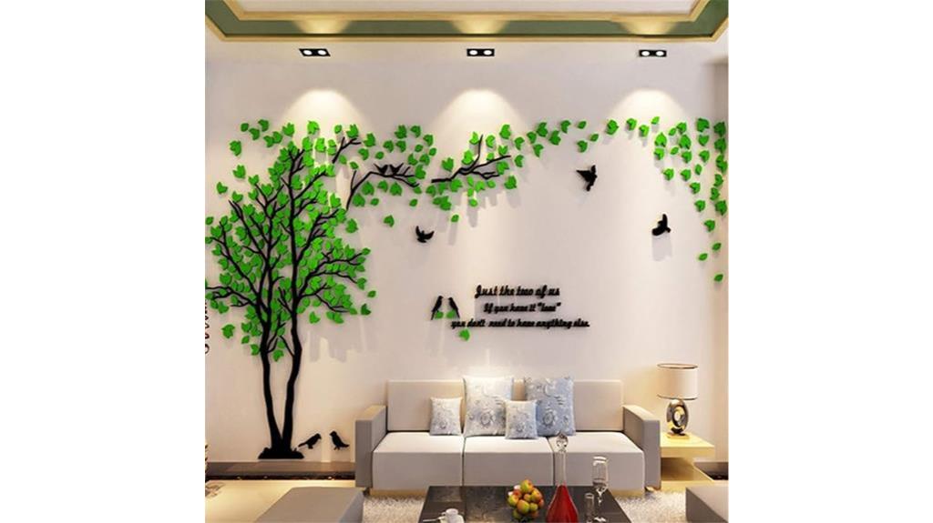 decorate with tree stickers