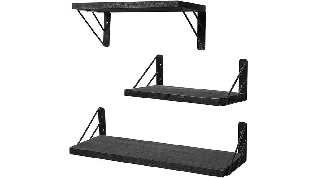 decorative wall shelves set