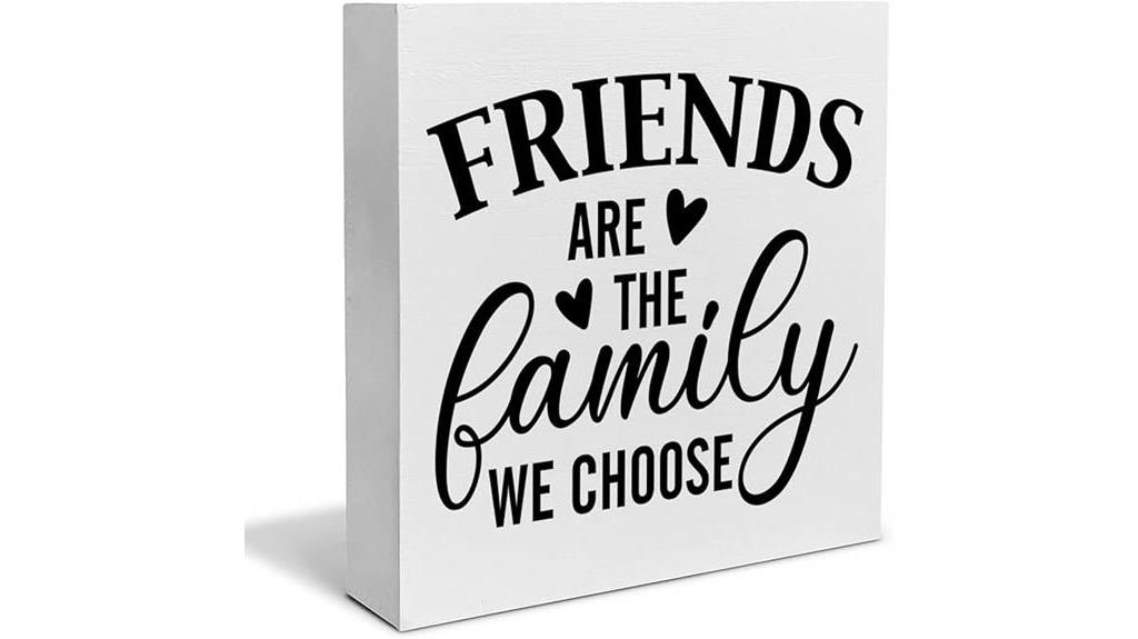 decorative wooden box sign