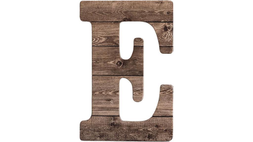 decorative wooden letters set