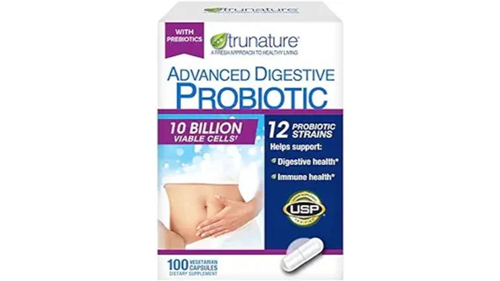 digestive probiotic capsules 100 count