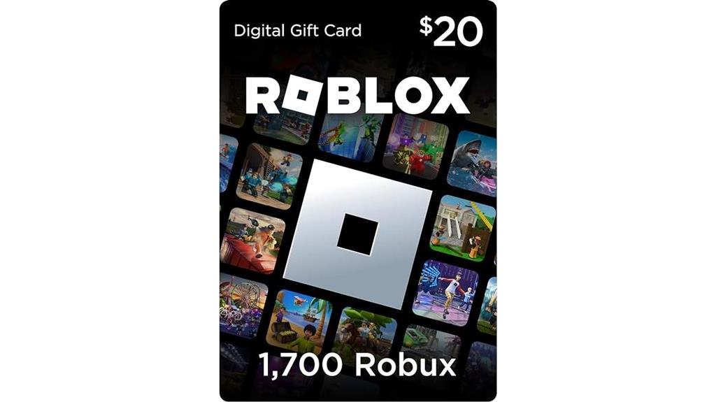digital roblox gift card
