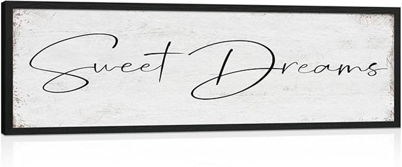 dreamy bedroom decor sign