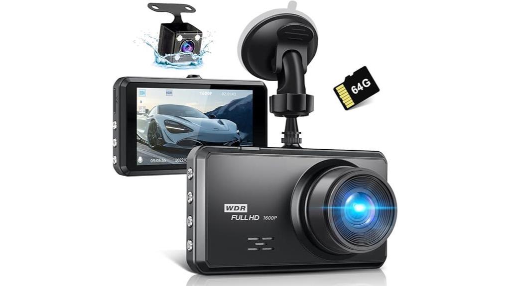 dual camera dash system