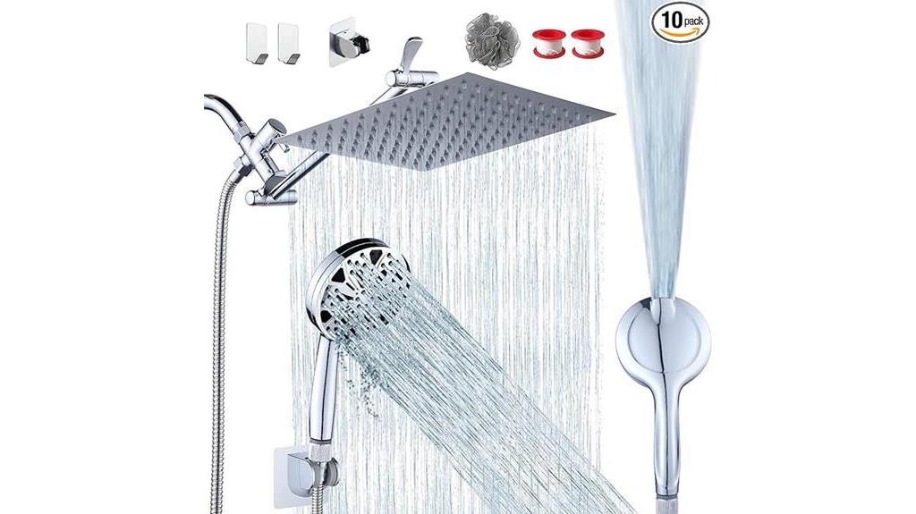 dual function shower head