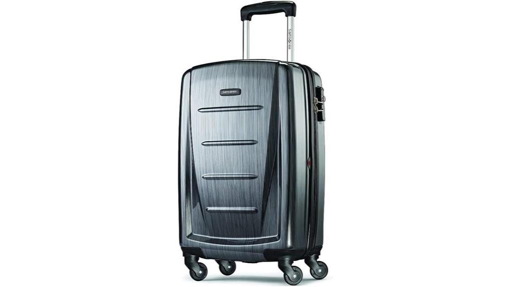 durable carry on with spinner wheels