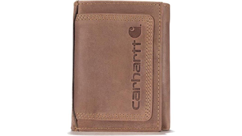 durable leather carhartt wallet