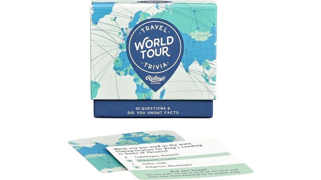 educational travel trivia game