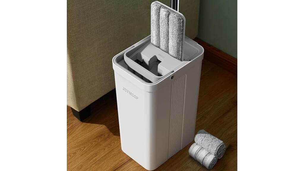 efficient flat mop system