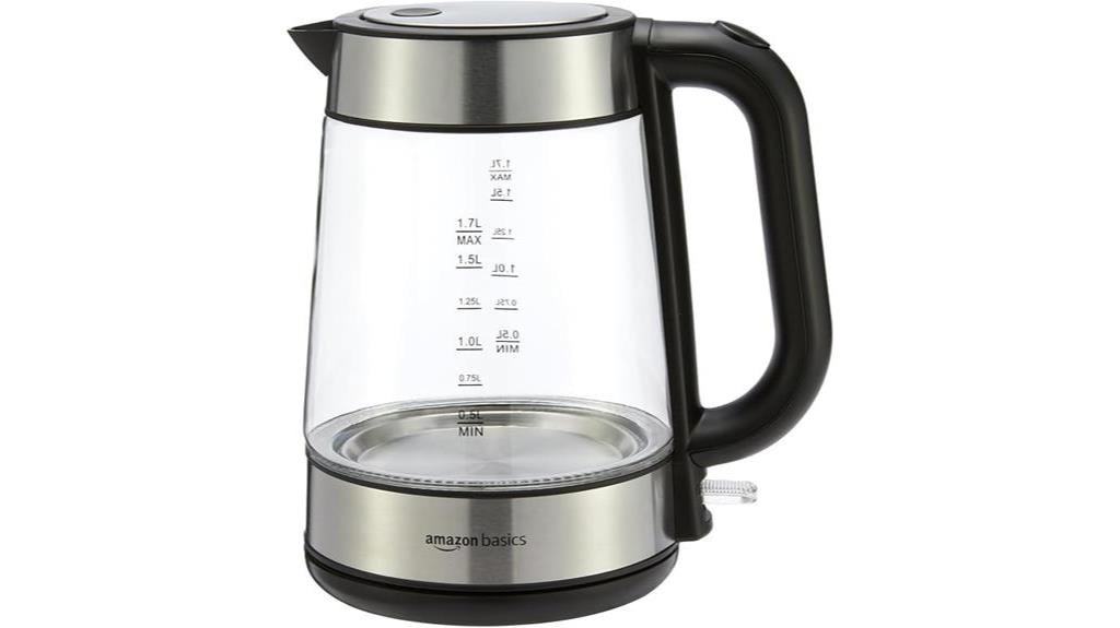 electric glass tea kettle