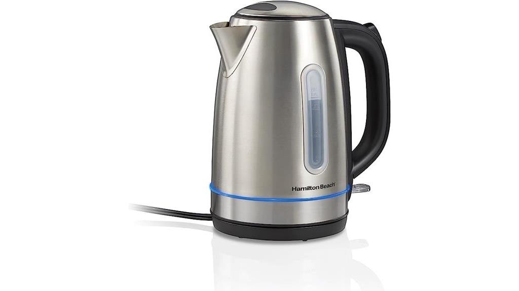 electric kettle with cordless design