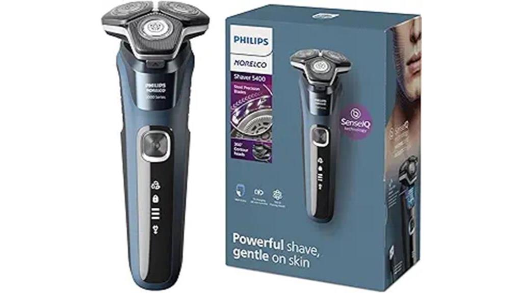 electric shaver with trimmer