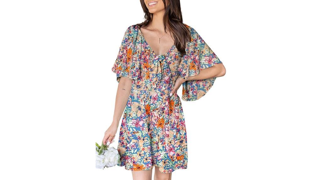 elegant deep v neck dress