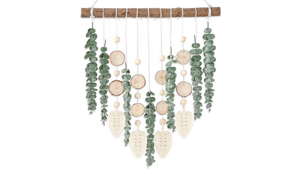elegant eucalyptus wall decor