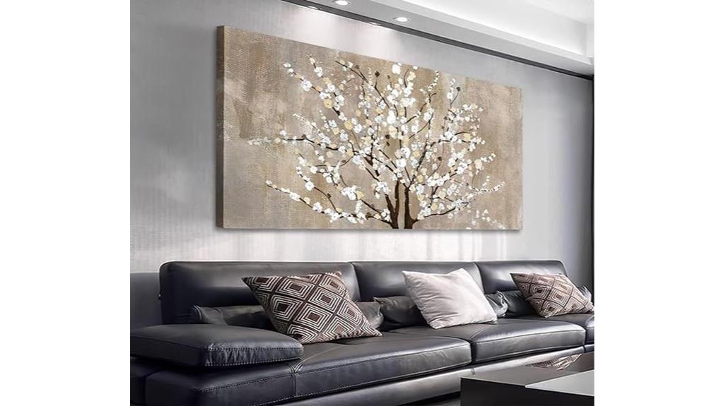 elegant floral wall decor