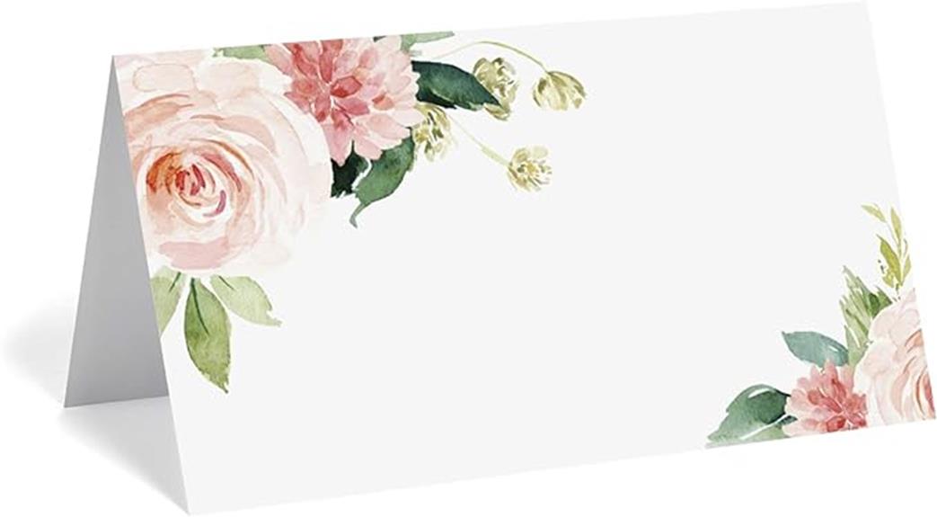 elegant place cards set