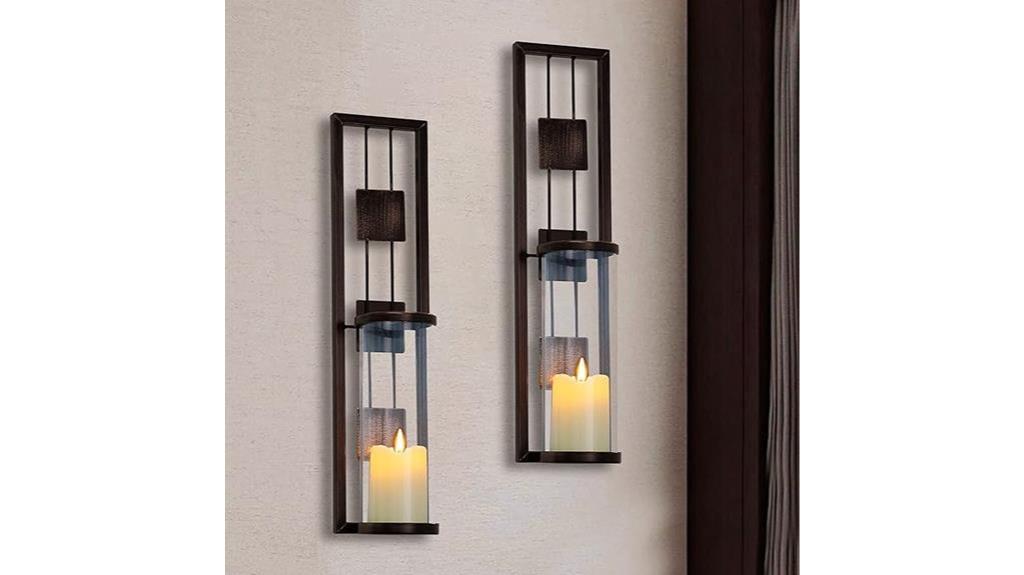 elegant wall sconce set