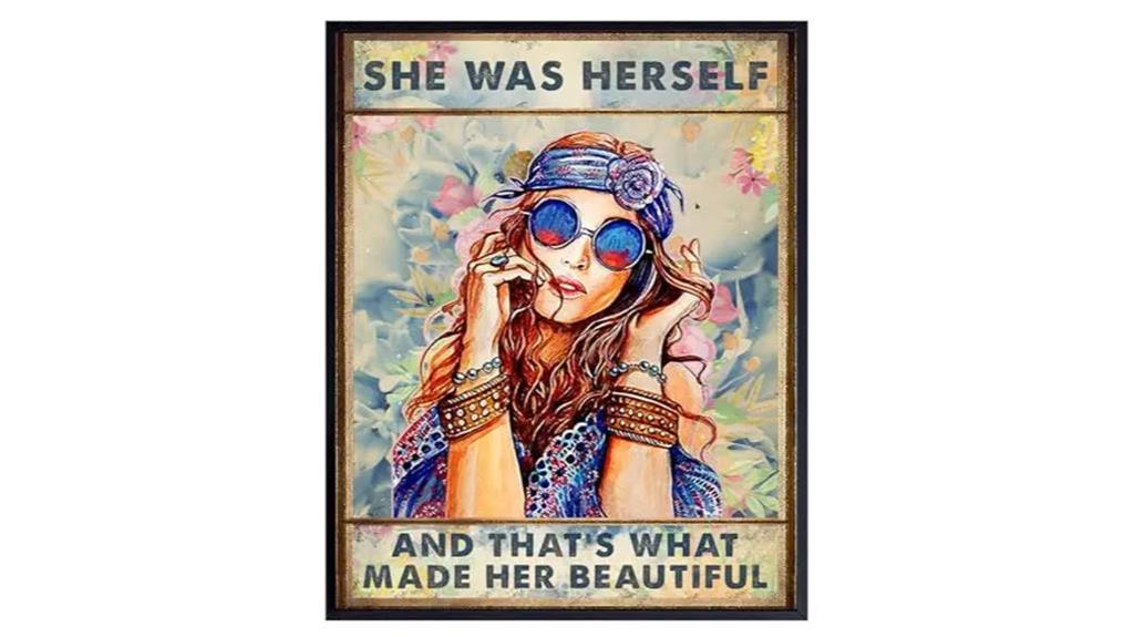 empowering boho wall art