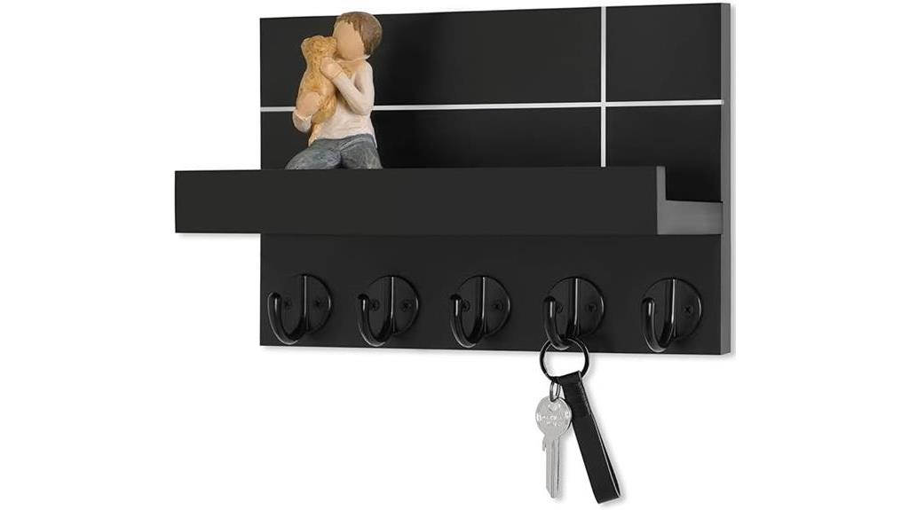 farmhouse key holder shelf