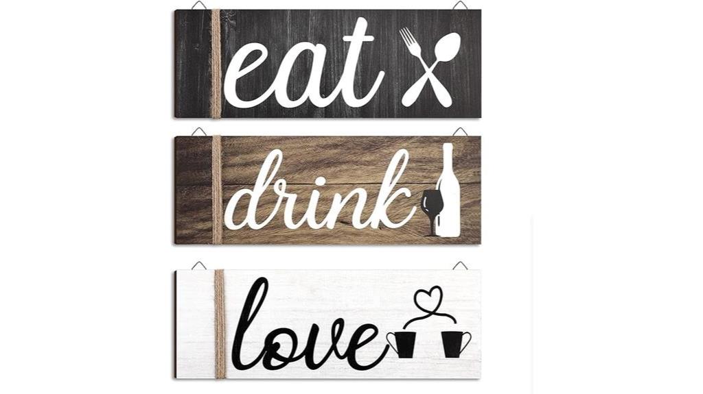 farmhouse kitchen eat sign