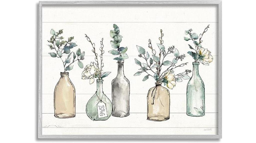 farmhouse style botanical art