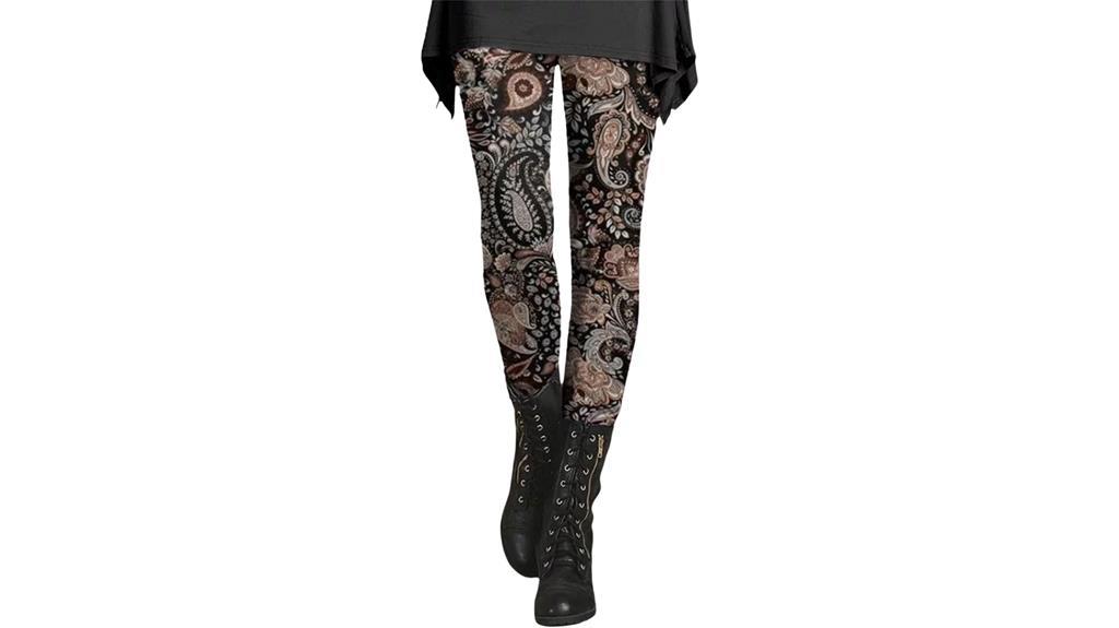 fashionable boho print leggings