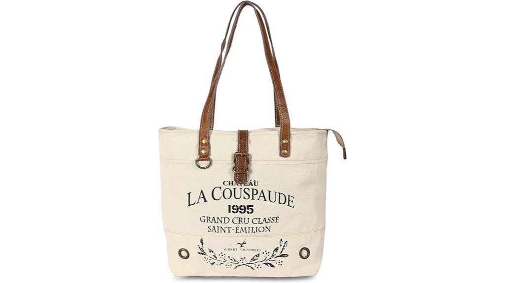 fashionable large canvas bag
