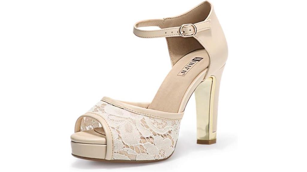 fashionable platform heels sandals