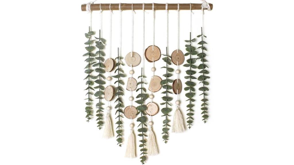 faux eucalyptus wall accents