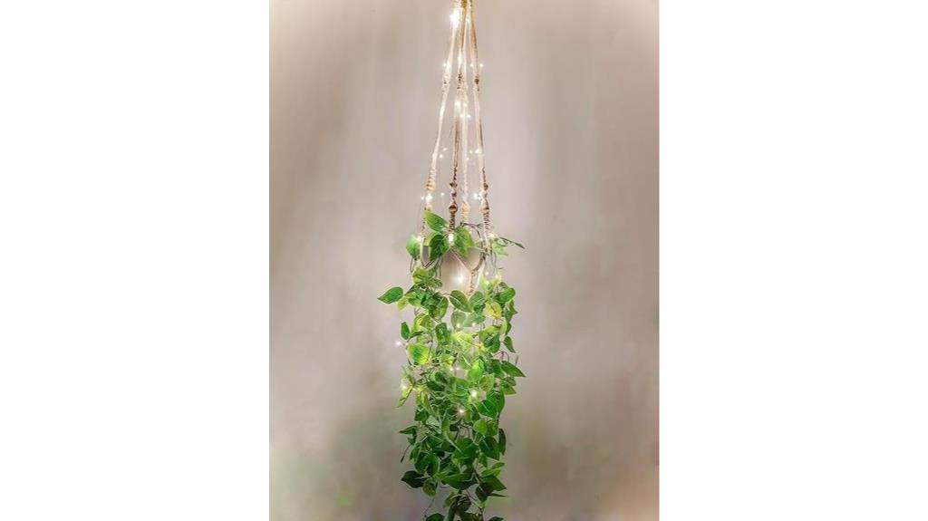 faux hanging plants decor
