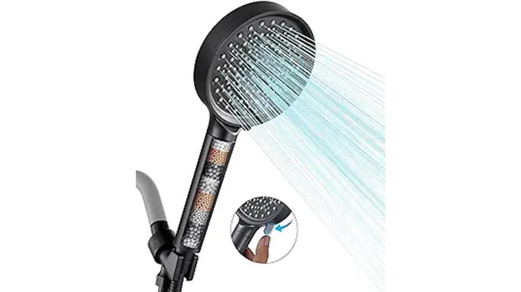 filtered handheld shower head