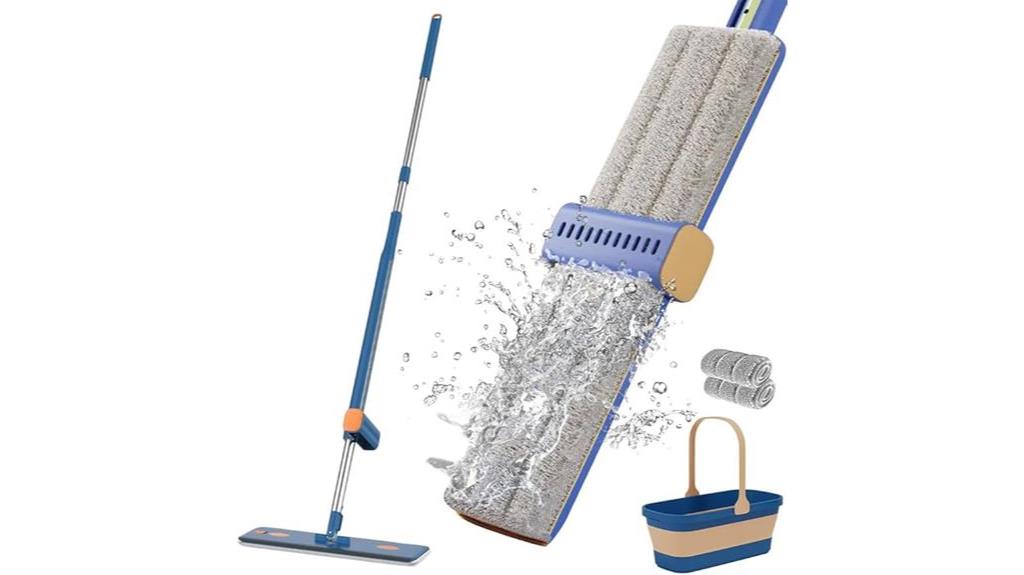 flat mop with pads