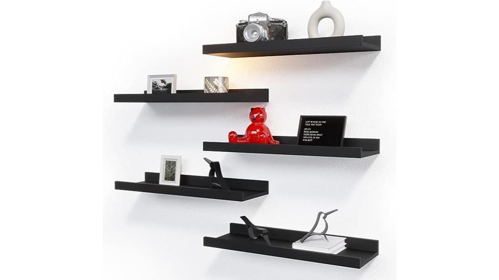 floating wall shelves set