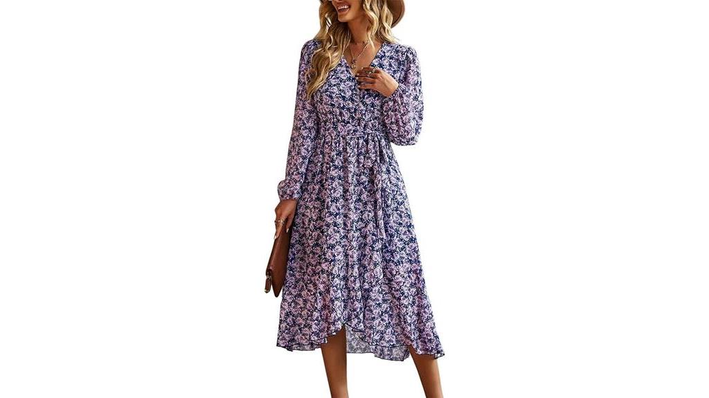 floral boho dress style