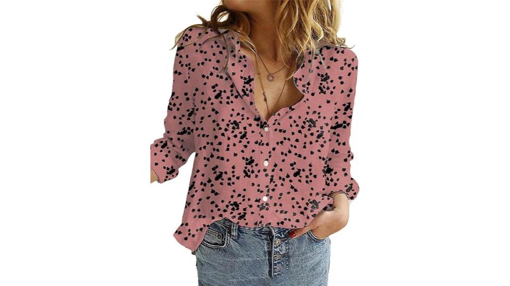 floral chiffon blouse for women