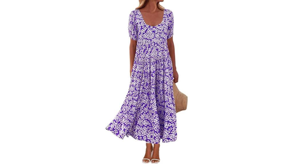 floral maxi dress women