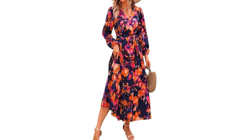 floral spring maxi dress