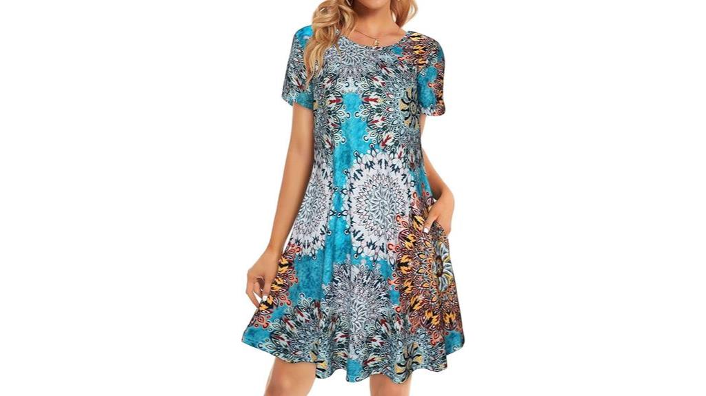 floral summer dress with pockets