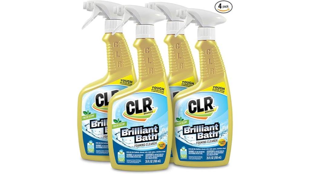 foaming bathroom cleaner spray
